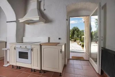 Cucina o angolo cottura di 277B - Il Frantoio della Marchesa - Giardino e Piscina nel verde di Sestri Levante