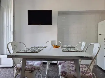 TV o dispositivi per l'intrattenimento presso MaRenà - appartamento vista mare, a 30metri dalla spiaggia di Renà, Riva Trigoso - Sestri Levante