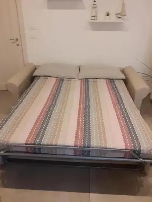 Letto o letti in una camera di Charming apartment in Monterosso al Mare with balcony