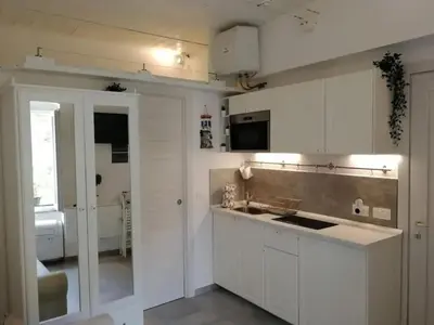 Cucina o angolo cottura di Cozy studio Monterosso al Mare 22 m² with air conditioning