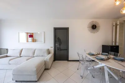 Area soggiorno di Private Parking - Sea View - Terrace - AC