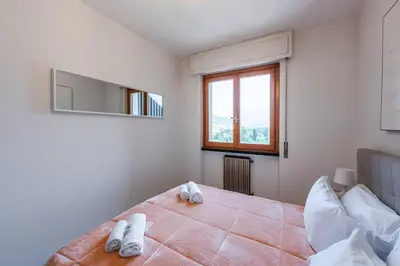 Letto o letti in una camera di Private Parking - Sea View - Terrace - AC