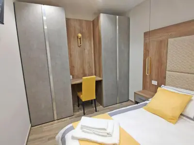 Letto o letti in una camera di Casa Marion