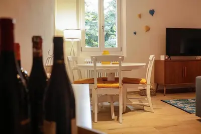 TV o dispositivi per l'intrattenimento presso Good Vibes apartment centro storico Reggio Emilia