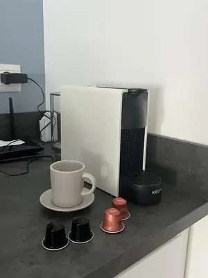 Set per la preparazione di tè e caffè presso Nuvola apartment