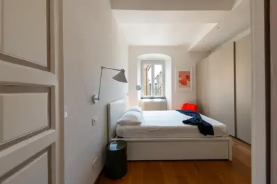 Letto o letti in una camera di Casa Tigullio