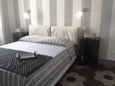 Letto o letti in una camera di Casa Giangarè
