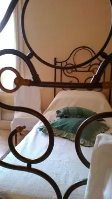 Letto o letti in una camera di B&B La Bugia di Villa Tanzi