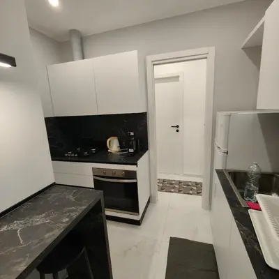 Cucina o angolo cottura di Alloggio comodo a Rapallo - Vicino al Mare