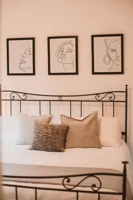 Letto o letti in una camera di Villa bif. nel verde tra Bobbio/Grazzano/1h Milano