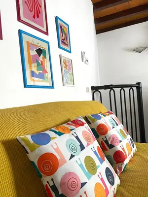 Letto o letti in una camera di La Chiocciola