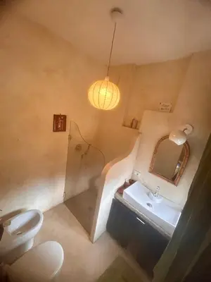 Bagno di Very comfortable loft design Mid-Century Modena center