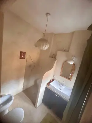 Bagno di Very comfortable loft design Mid-Century Modena center
