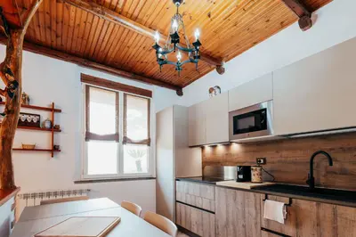 Cucina o angolo cottura di Resort Ombreseda