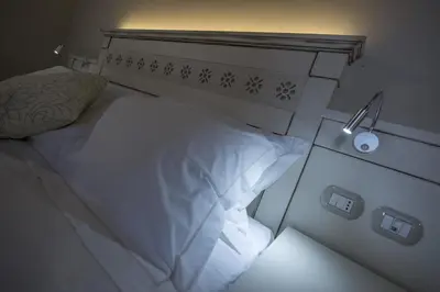 Letto o letti in una camera di Hotel Sesmones