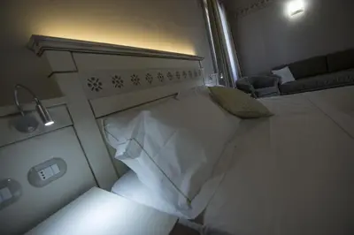 Letto o letti in una camera di Hotel Sesmones