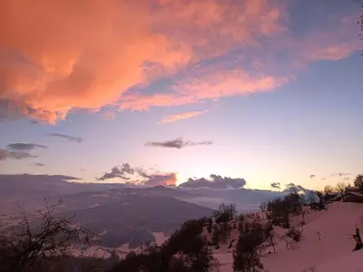 Paesaggio naturale nelle vicinanze della villa