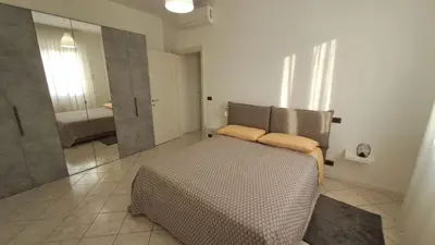 Letto o letti in una camera di Oxi