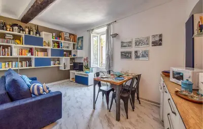 Area soggiorno di Nice Apartment In Sestri Levante
