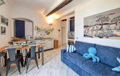 Area soggiorno di Nice Apartment In Sestri Levante