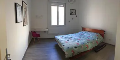 Letto o letti in una camera di In the center of Modena, Piazza Roma and the Ferrari Museum