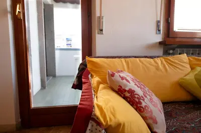 Area soggiorno di 279B - Casa Maria Grazia, nel centro di Sestri, 10 minuti a piedi dalla Baia del Silenzio