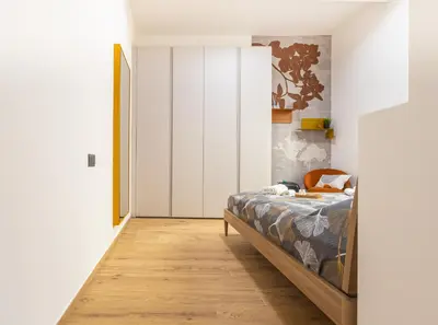 Letto o letti in una camera di Centro Storico Modena - Ascensore - Pass ZTL