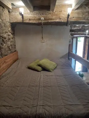 Letto o letti in una camera di Il nido di Matilde