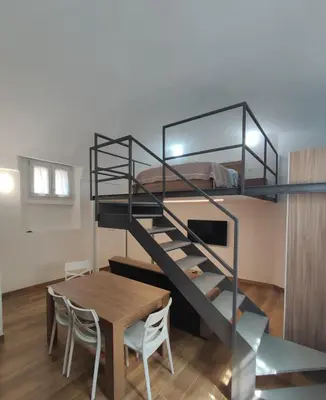 Letto o letti a castello in una camera di Appartamento Valverde