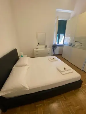 Letto o letti in una camera di Casa Miki front beach and Portofino