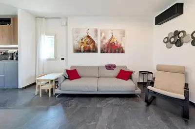 Area soggiorno di Sakura Villa - Luxury and comfort near Crema