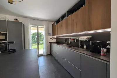 Cucina o angolo cottura di Sakura Villa - Luxury and comfort near Crema