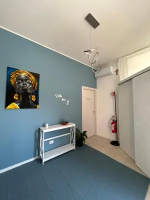 Letto o letti in una camera di Villa Luce 2