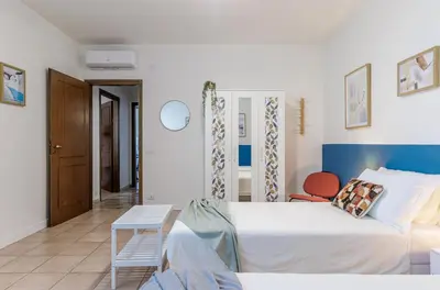 Letto o letti in una camera di Skyline Ottavo Cielo