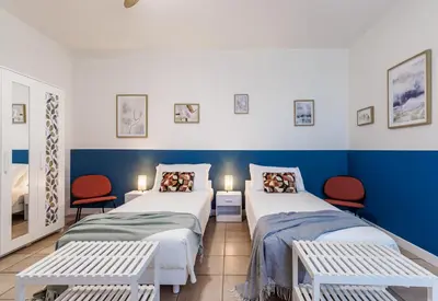 Letto o letti in una camera di Skyline Ottavo Cielo