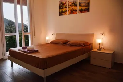Letto o letti in una camera di Villa Lilla 3