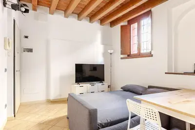 TV o dispositivi per l'intrattenimento presso Appartamento La Sosta