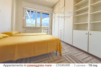 Letto o letti in una camera di Casa Puni in passeggiata mare