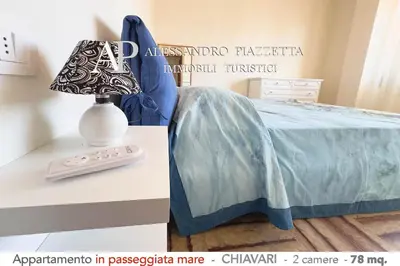 Letto o letti in una camera di Casa Puni in passeggiata mare