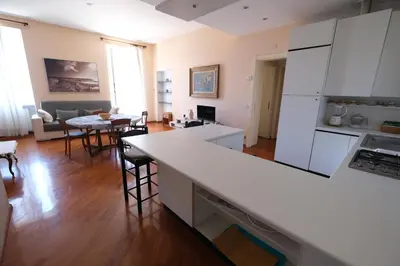 Cucina o angolo cottura di A Un Soffio dal Mare by PortofinoVacanze