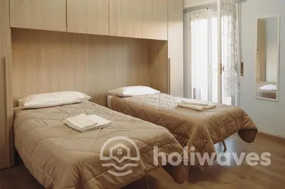 Letto o letti in una camera di La casa di Luisa