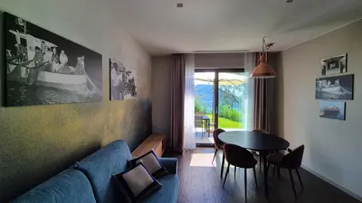 Area soggiorno di La Giulia Suites like Home