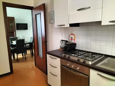 Cucina o angolo cottura di La casa di Lella
