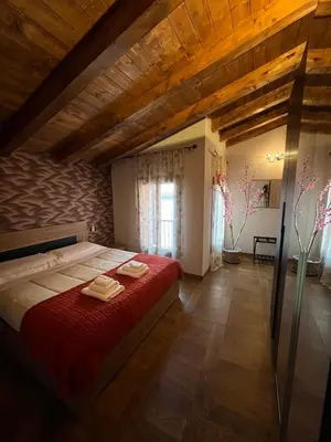 Letto o letti in una camera di Suite Deluxe Appartaments Black