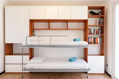 Letto o letti in una camera di Xenia - 2rooms apt in Salita Sant'Agostino 15