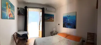 Letto o letti in una camera di La Luna di Botto Bruce