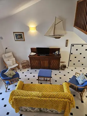 Area soggiorno di Villa Onde e Ulivi