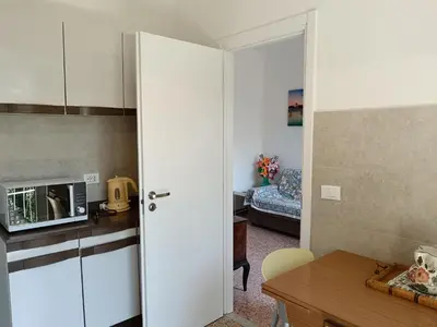 Cucina o angolo cottura di Villetta Montallegro Rapallo