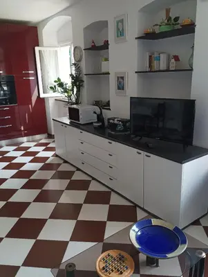 Cucina o angolo cottura di Casa Miki front Chiosco della Musica and Beach