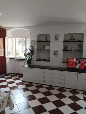 Cucina o angolo cottura di Casa Miki front Chiosco della Musica and Beach